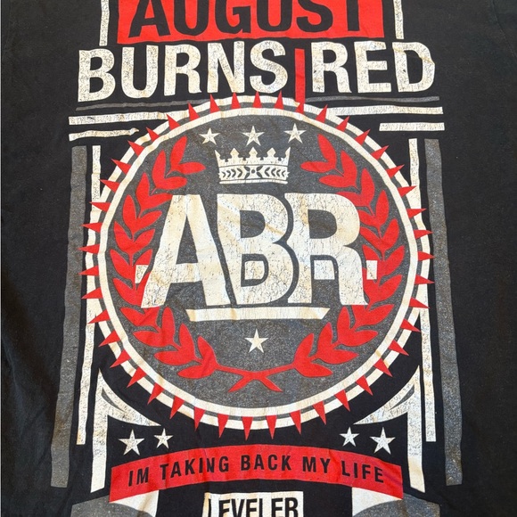 Black Graphic T-Shirt August burns red preloved men’s xl extra large tee - Picture 2 of 3